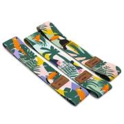 Sada fitness bavlněných gum SPOKEY HOME JUNGLE SET 3 ks + obal